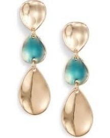 Halogen Painted Petal Triple Drop Earrings at Nordstrom